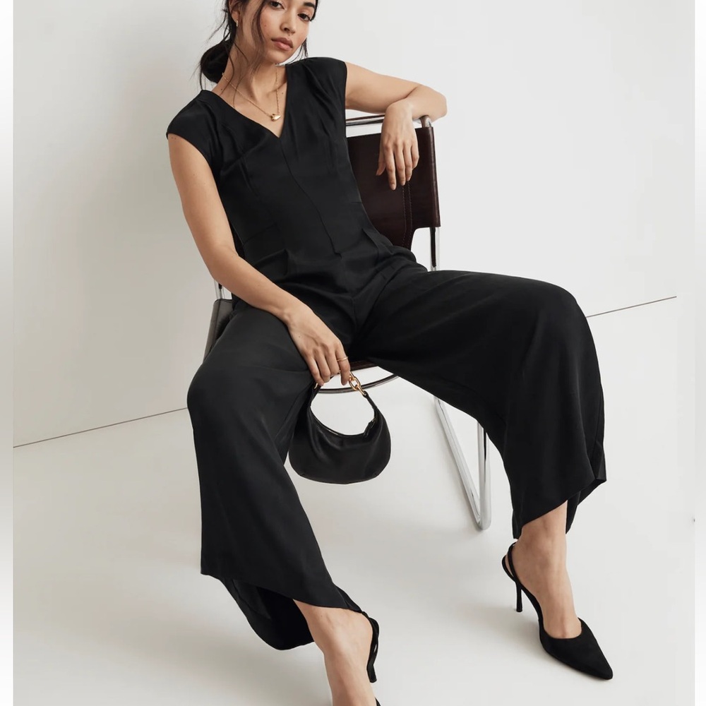 Madewell Size 12 Jumpsuit in Black - Picture 16 of 16
